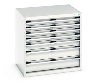 Bott100% extension Drawer units 800 x 650 for Labs and Test facilities Bott Cubio 7 Drawer Cabinet 800W x 650D x 800mmH